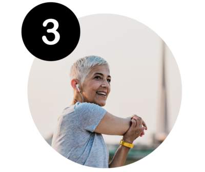 older woman stretching after seeing her chiropractor in danville ca